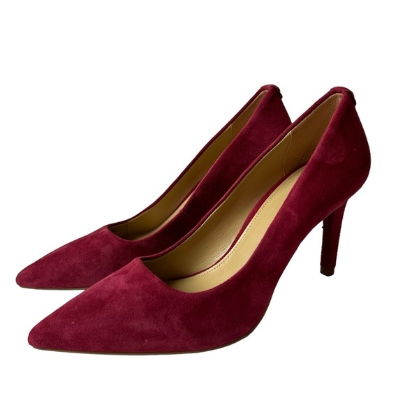 Michael kors women’s dorothy flex pump suede in color berry size 6M - Picture 4 of 8